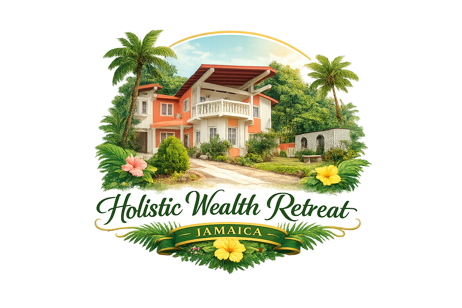 Holistic Wealth Retreat Jamaica Logo